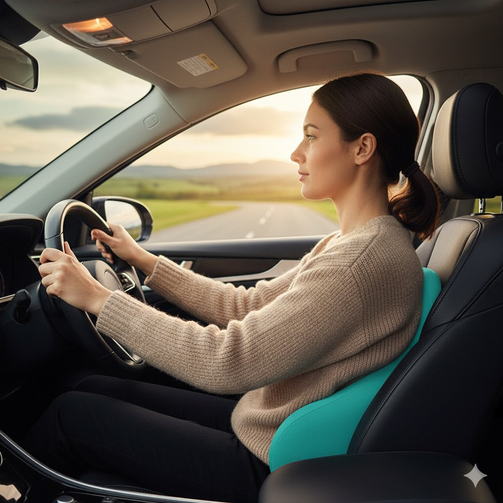 Coussin lombaire à mémoire de forme – HeWeGo Sleep™ | Soulagez vos douleurs lombaires naturellement